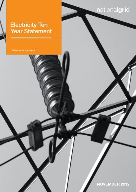 Electricity Ten Year Statement - National Grid