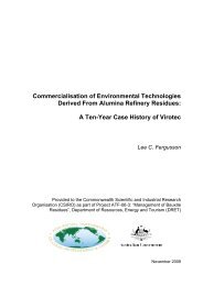 Commercialisation of Environmental Technologies Derived From ...