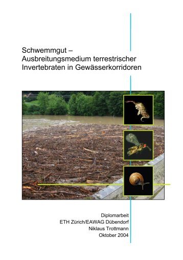 Ausbreitungsmedium terrestrischer Invertebraten - Rhone-Thur ...