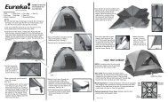 Component List - Eureka Tent