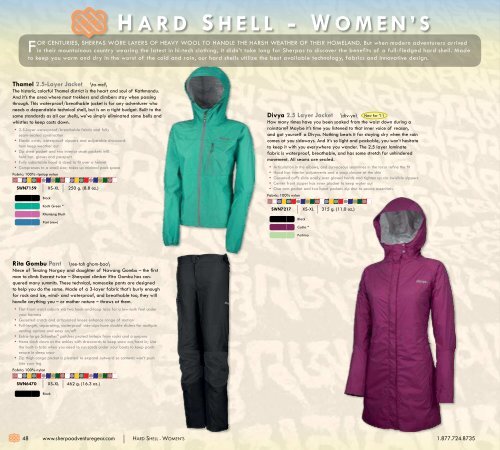 Sherpa Adventure Gear 2011 Spring/Summer ... - Cascade Images