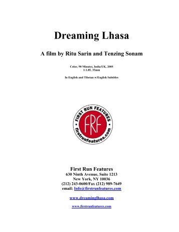 Dreaming Lhasa PK - First Run Features