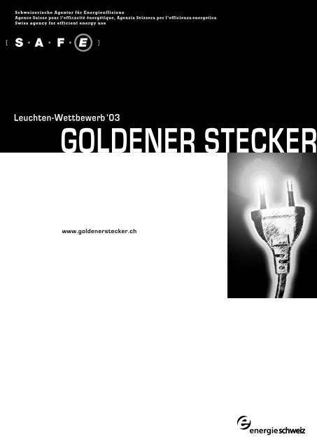 Ausschreibung - Goldener Stecker