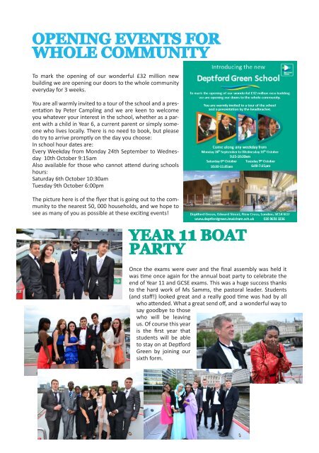 DG Newsletter Autumn 2012.pdf - Deptford Green School