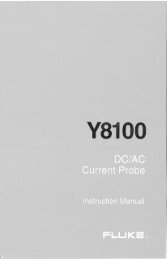 Page 1 Page 2 Y810O DC/AC Current Probe Instruction Manual PN ...