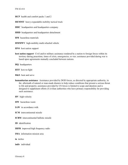 Tactics, techniques, and procedures for - Army Electronic ...