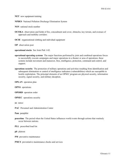 Tactics, techniques, and procedures for - Army Electronic ...