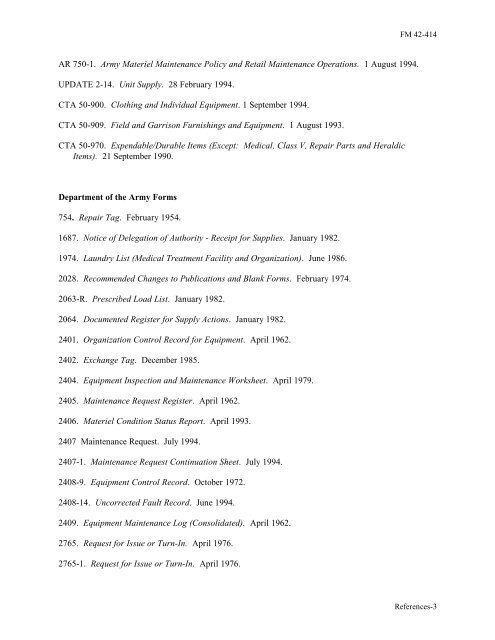 Tactics, techniques, and procedures for - Army Electronic ...