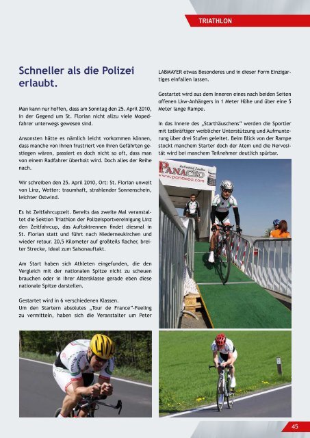 AUSSCHREIBUNG: 4. Polizei - psv - linz