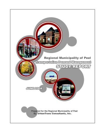 TDM Study Report - Region of Peel