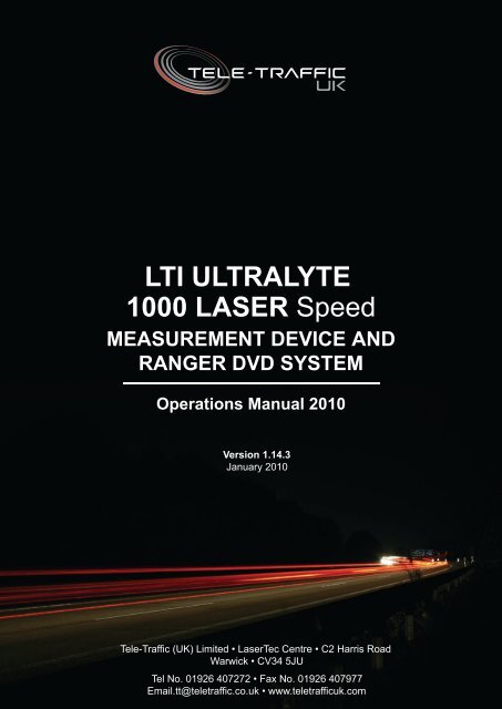 LTI ULTRALYTE 1000 LASER Speed - Tele-Traffic