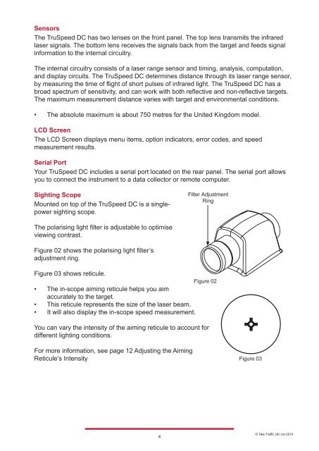 TruSpeed DC Manual - Tele-Traffic