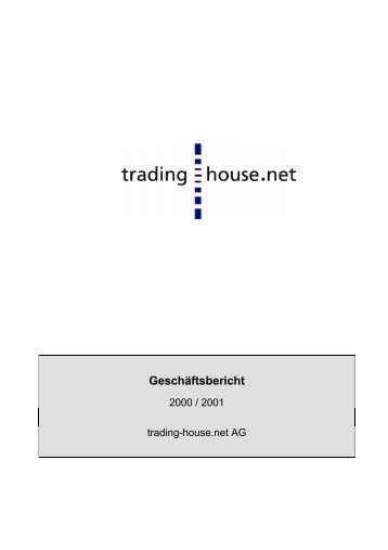 Geschäftsbericht - trading-house.net