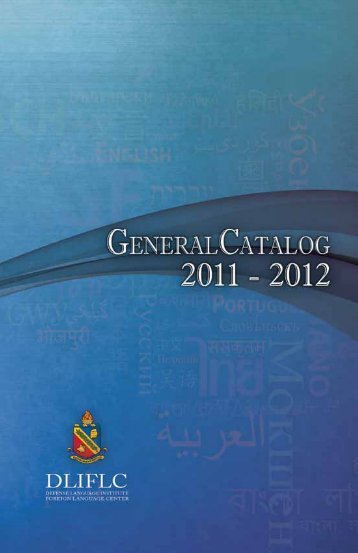 2011-2012 Catalog - DLIFLC.edu