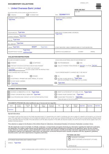 Download Form - United Overseas Bank