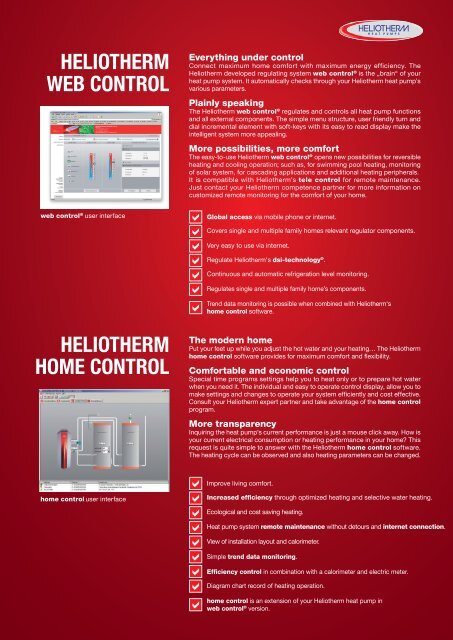HELIOTHERM REMOTE CONTROL