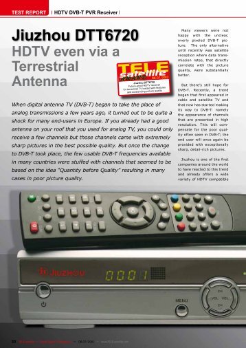 Jiuzhou DTT6720 - TELE-satellite International Magazine