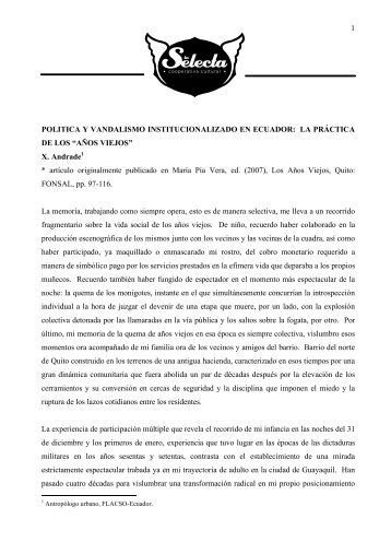 descargar pdf para leer texto completo - La Selecta