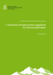 Checkliste Verkehrssicherungspflicht für Sommeraktivitäten