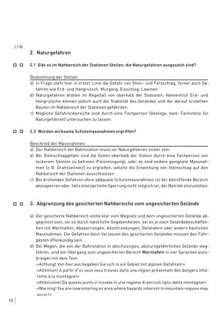 Checkliste Verkehrssicherungspflicht für Sommeraktivitäten