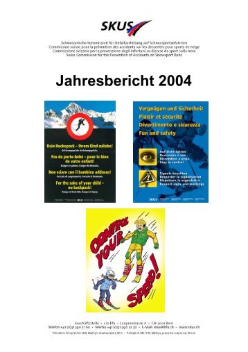 Jahresbericht 2004 - SKUS