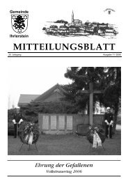 Gemeinde Ihrlerstein MITTEILUNGSBLATT