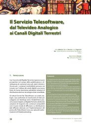 Il Servizio Telesoftware, dal Televideo analogico ai - Rai - Centro ...