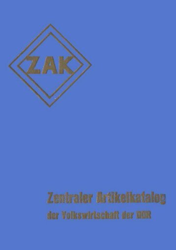 ZAK Ausgabe 1981 O - Optik-Online