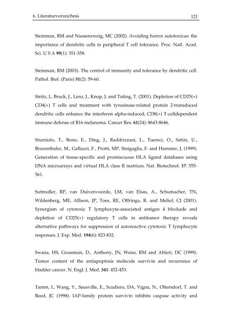 Identifikation und immunologische Charakterisierung von MHC ...