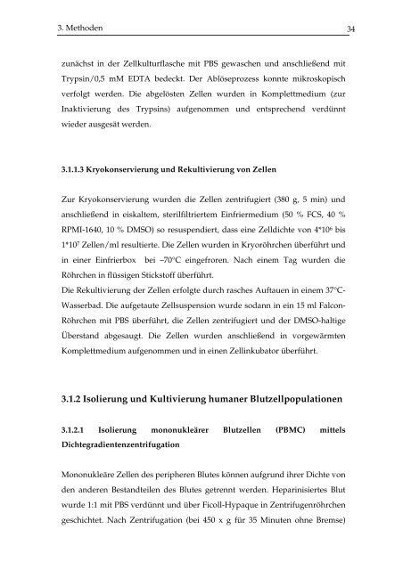 Identifikation und immunologische Charakterisierung von MHC ...