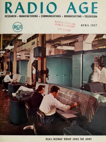 Radio Age - 1957, April - VacuumTubeEra