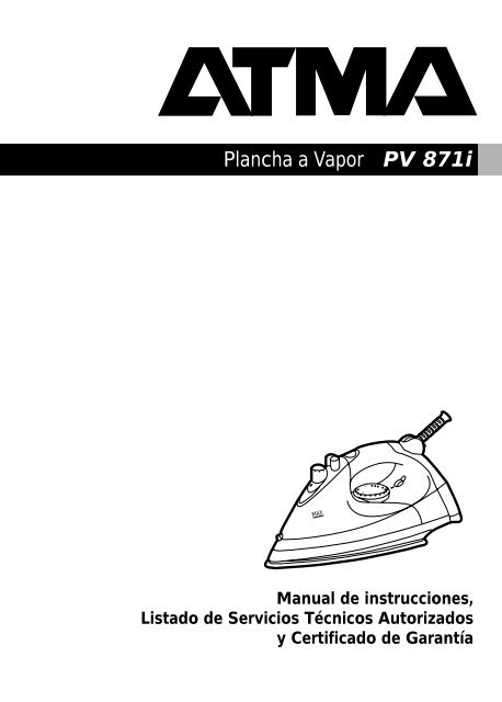 Plancha a Vapor PV 871i - Atma