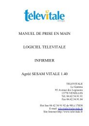 MANUEL DE PRISE EN MAIN LOGICIEL TELEVITALE INFIRMIER ...