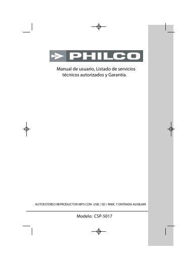 red de servicios técnicos autorizados - Philco