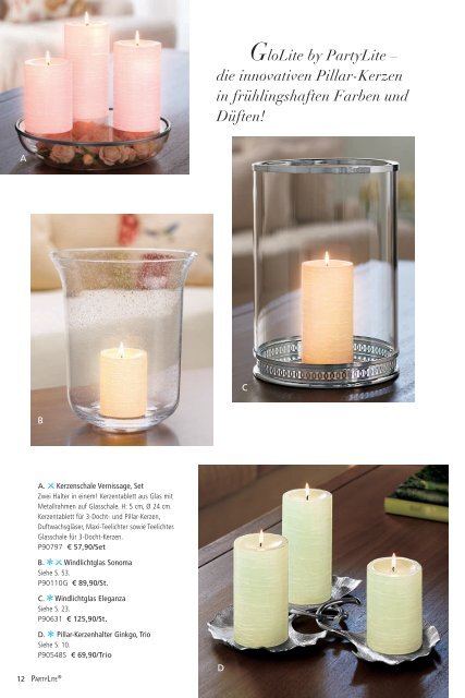 Hauptkatalog Jan-Aug 2012 - PartyLite Kataloge