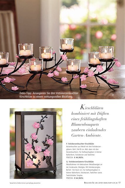 Hauptkatalog Jan-Aug 2012 - PartyLite Kataloge