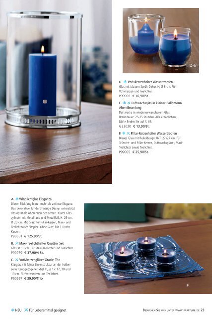 Hauptkatalog Jan-Aug 2012 - PartyLite Kataloge