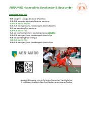 ABNAMRO Hockeyclinic Bovelander & Bovelander