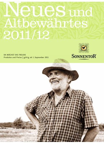 Produktkatalog Sonnentor