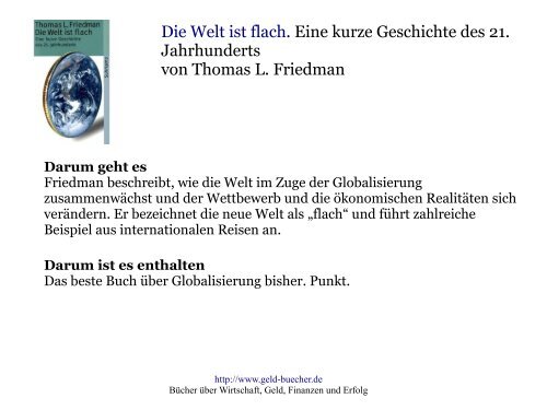 Die 20 besten Wirtschaftsbücher aller Zeiten - Geld-Bücher.de