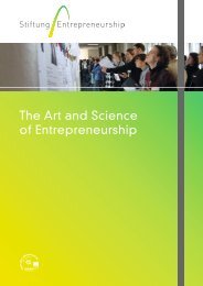 Broschüre der Stiftung für Entrepreneurship als PDF herunterladen