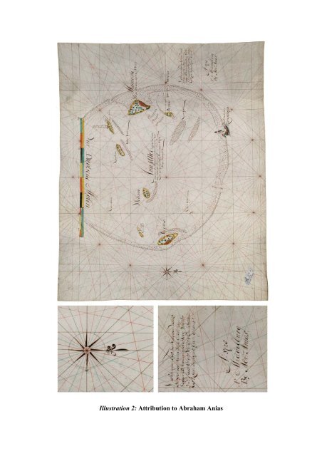 An important vellum manuscript chart of the Dutch East India Company