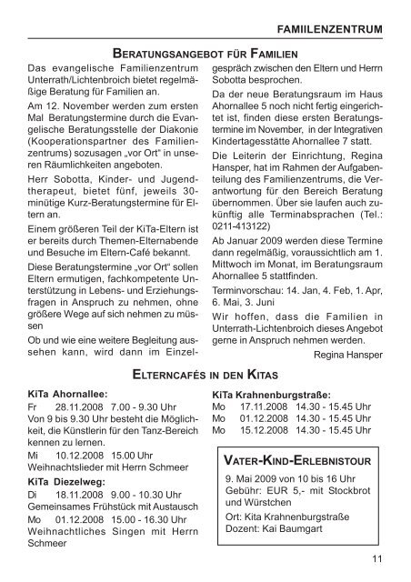 evangelisch in - Evangelische Kirchengemeinde Unterrath ...