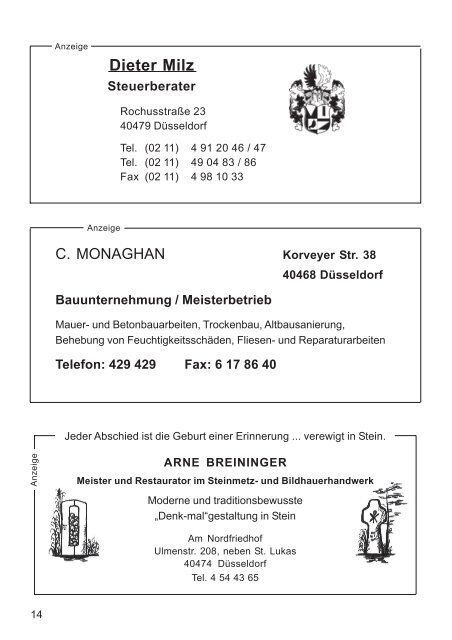evangelisch in - Evangelische Kirchengemeinde Unterrath ...