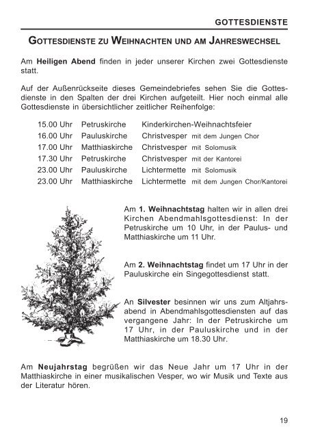 evangelisch in - Evangelische Kirchengemeinde Unterrath ...