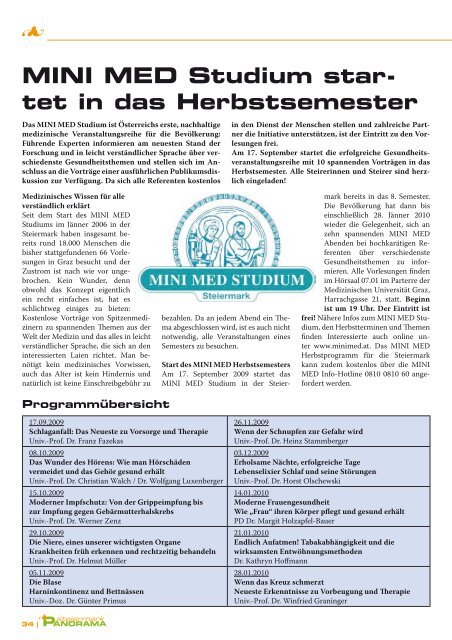 Ausgabe 07/09 - Steiermark Panorama