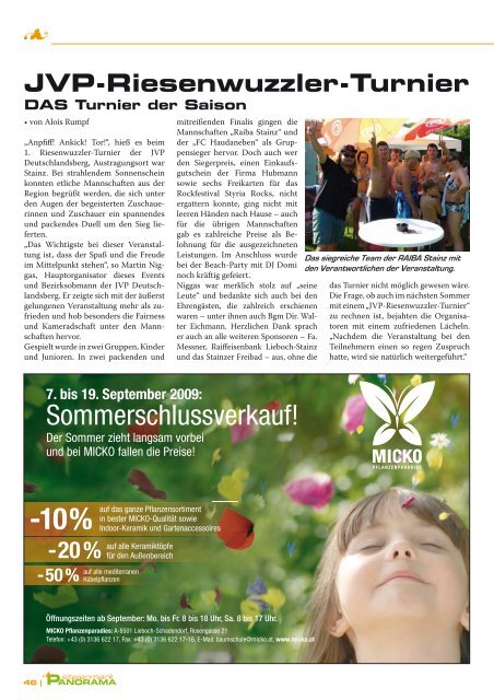 Ausgabe 07/09 - Steiermark Panorama