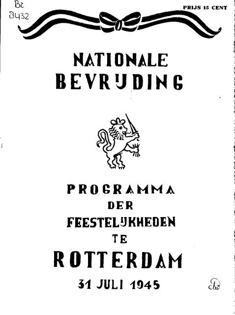 BEVRIJDING ROTTERDAM