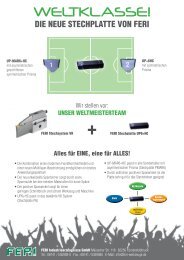 FERI - Neue Stechplatte A4.indd - bei FERI Werkzeuge