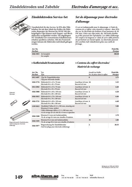 Inhalt Aperçu - alba-therm ag